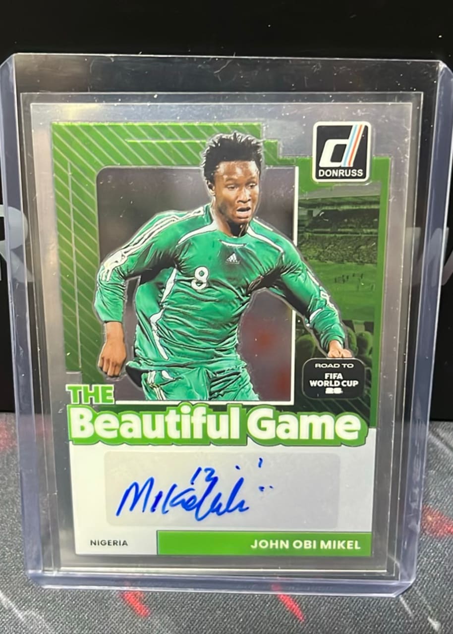 2025-26 Panini The Beautiful Game Road to FIFA World Cup Soccer John Obi Mikel