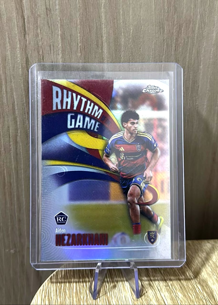 2026 Topps Chrome Rhythm Game Aiden Hezarkhani