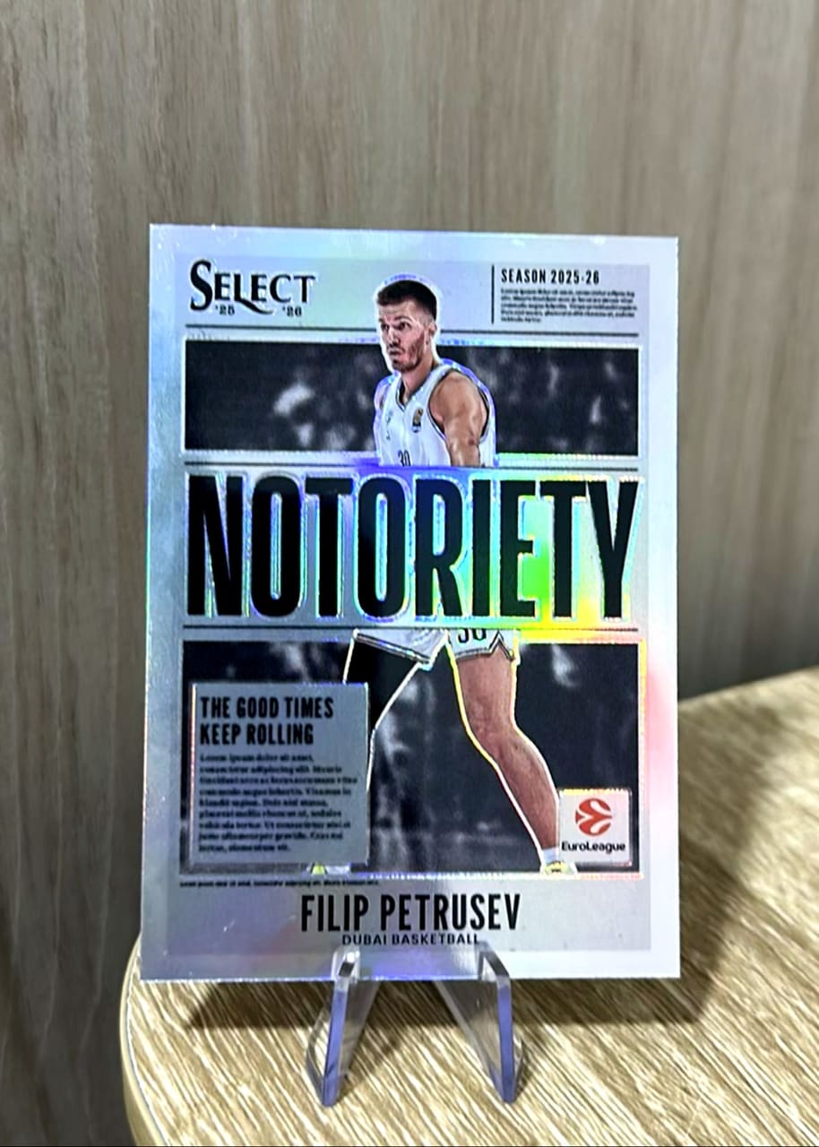 2025-26 Panini Select EuroLeague Basketball Filip Petrusev
