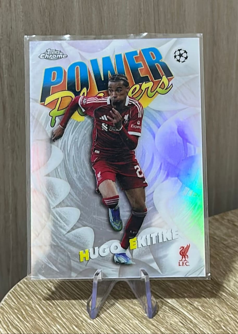 2025-26 Topps Chrome UEFA Club Competitions #PP-2 Hugo Ekitike Power Players