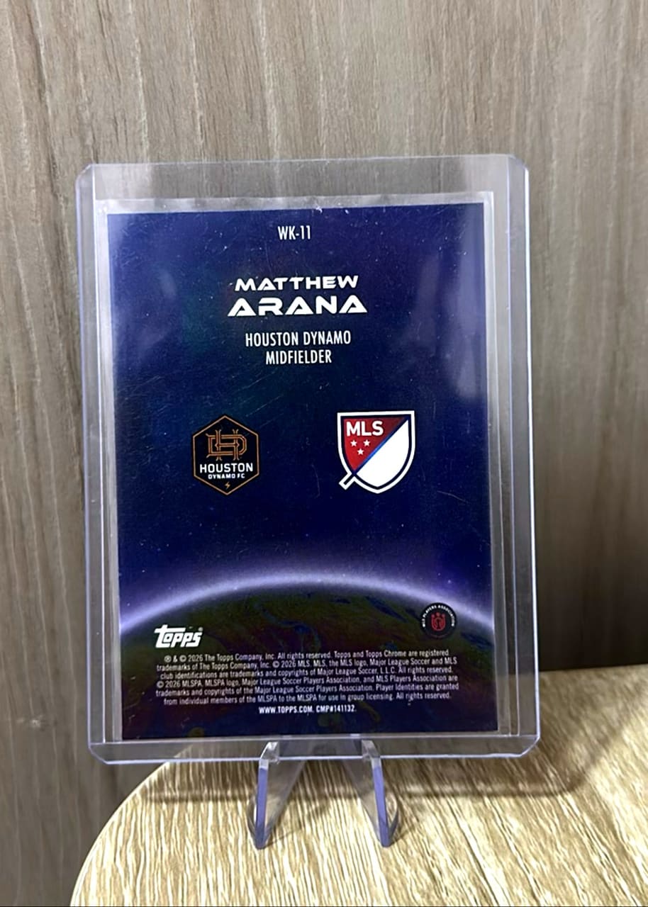 2025 Topps Chrome Wonderkids Matthew Arana, foto 2