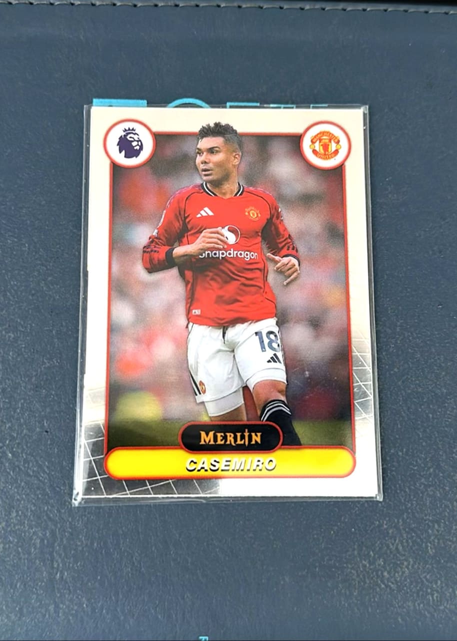 2025-26 Topps Merlin Premier League Casemiro #137 Base Manchester United