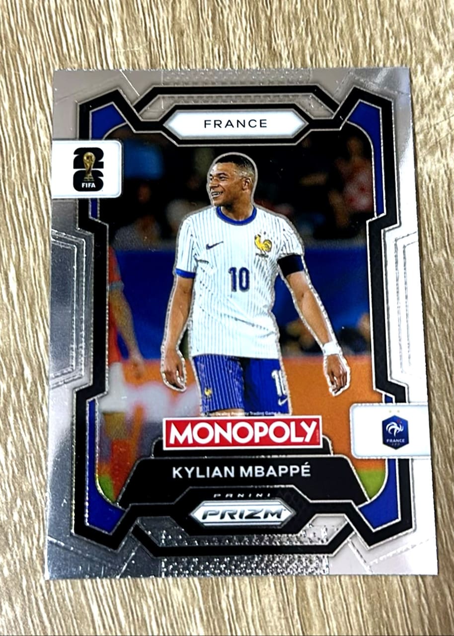 2026 Panini Monopoly Prizm FIFA World Cup Kylian Mbappé