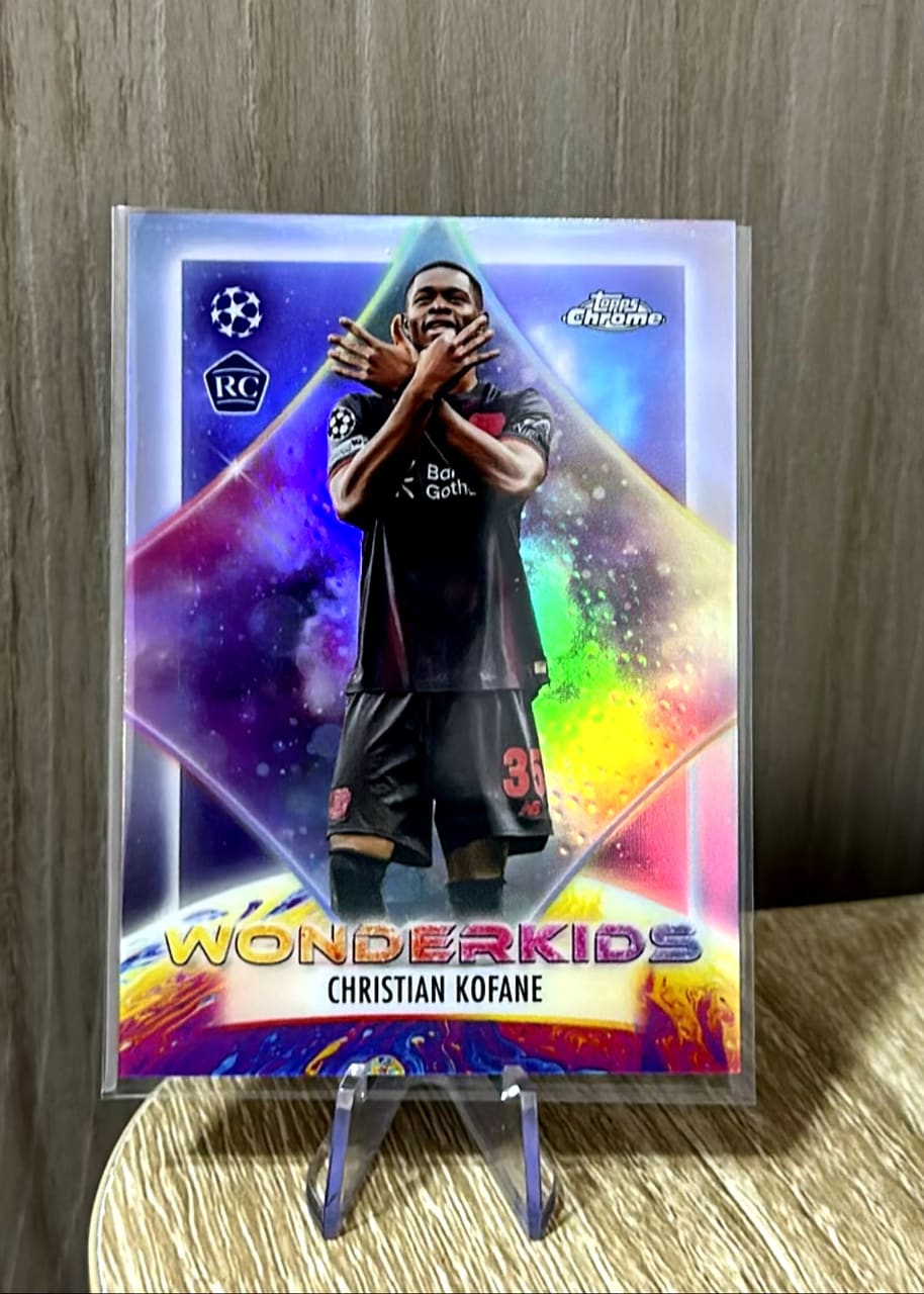 2025 Topps Chrome UEFA Champions League Christian Kofane