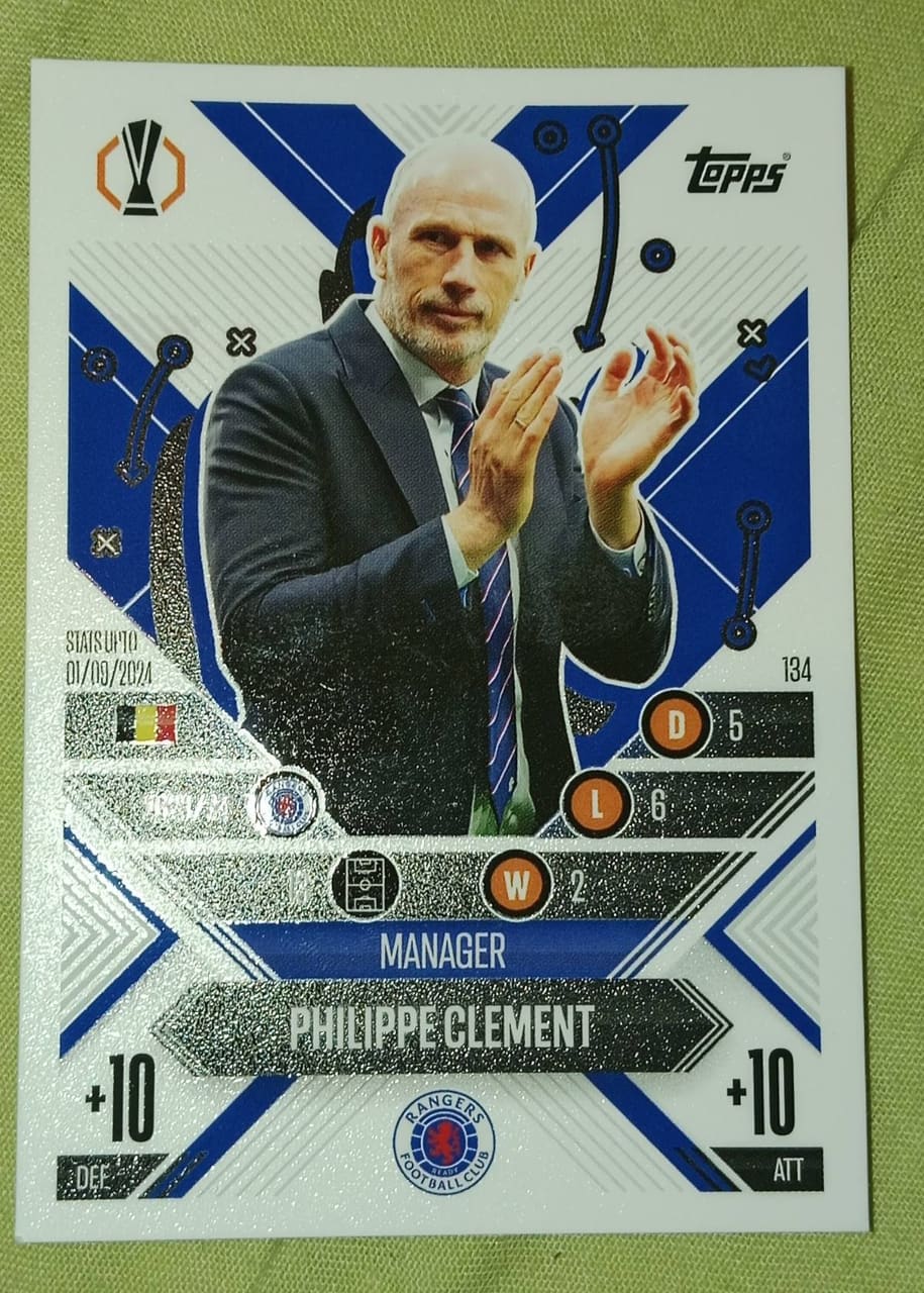 2024-25 Topps Match Attax UEFA Philippe Clement
