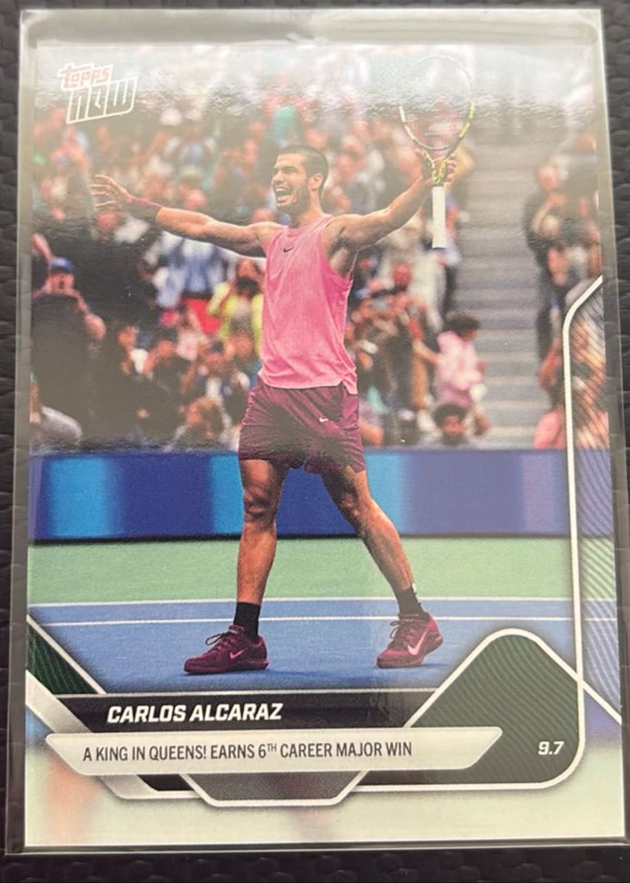 2025 Topps Now Tennis Carlos Alcaraz