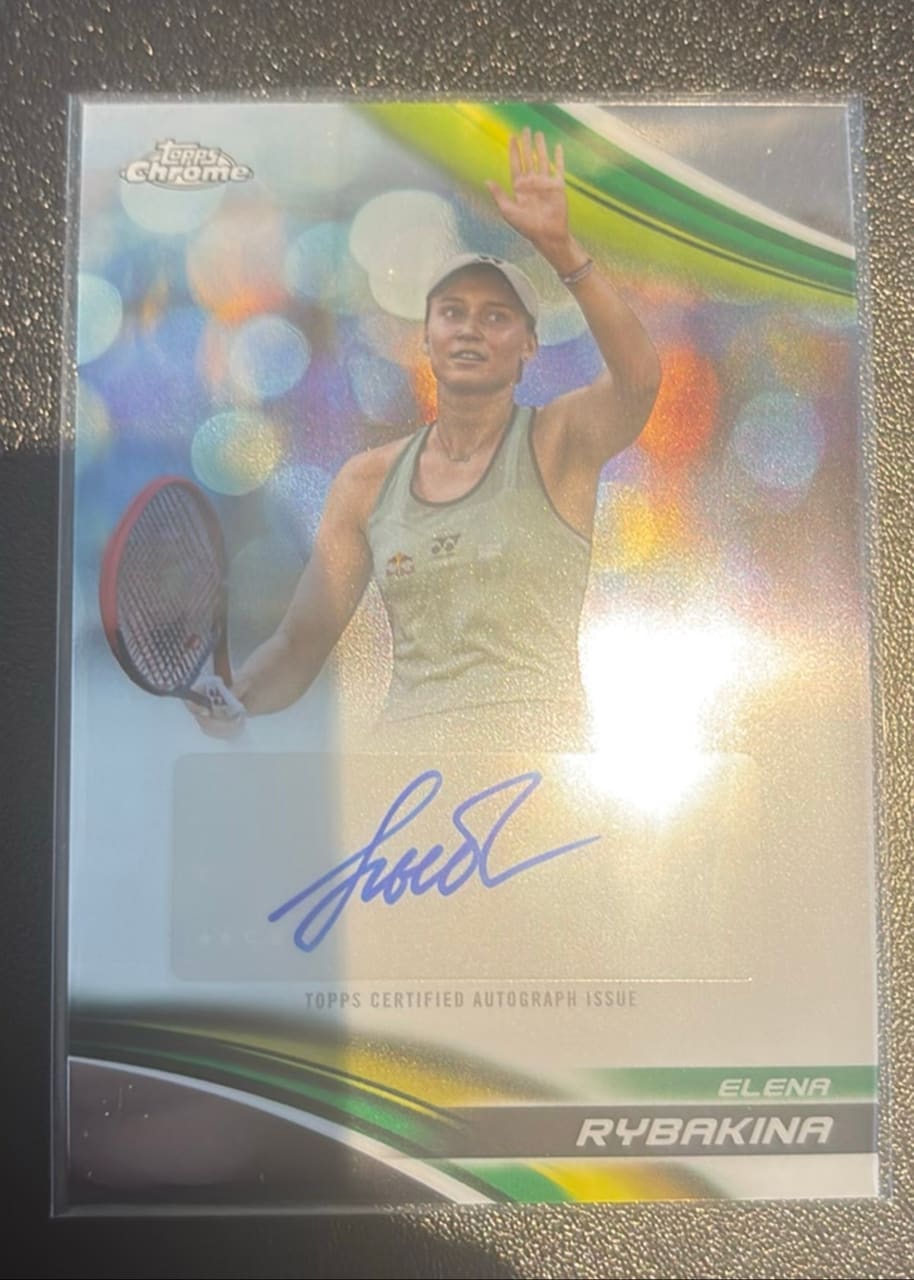 2025 Topps Chrome Tennis Elena Rybakina