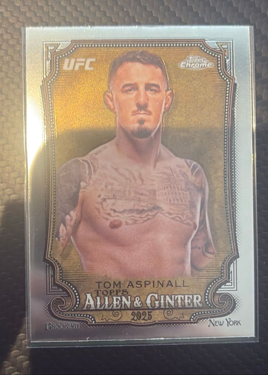 2025 Topps Chrome Allen & Ginter Tom Aspinall