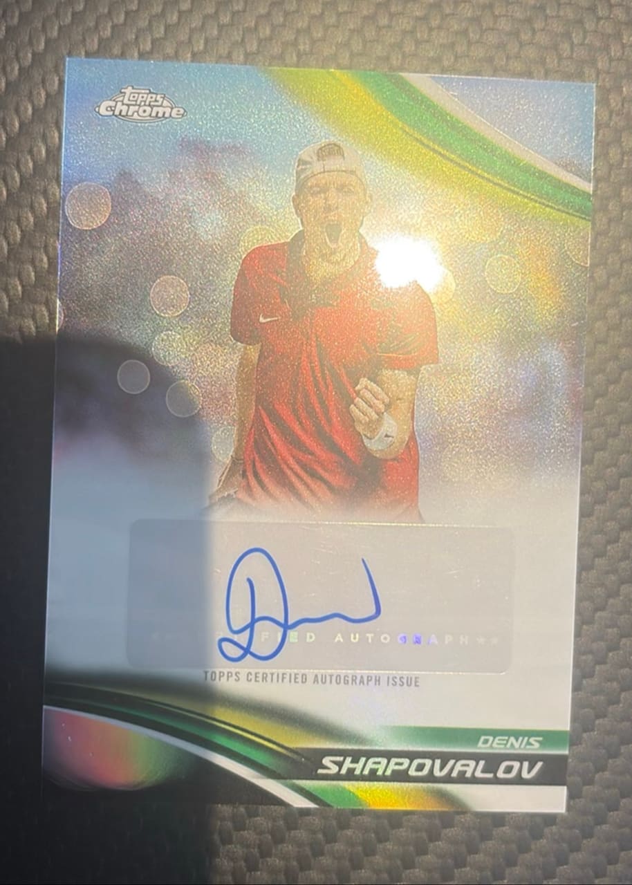 2025 Topps Chrome Tennis Denis Shapovalov