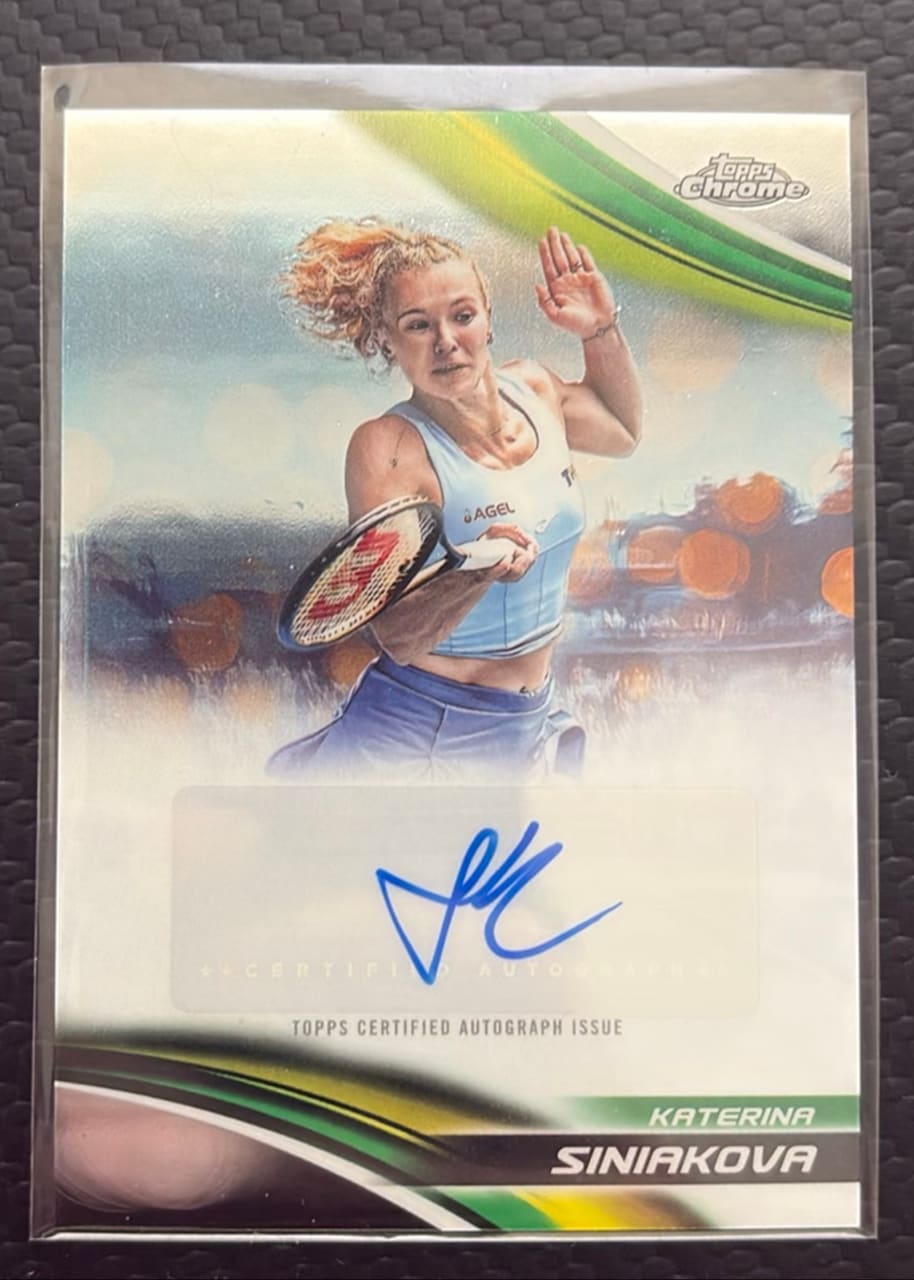 2025 Topps Chrome Tennis Katerina Siniakova