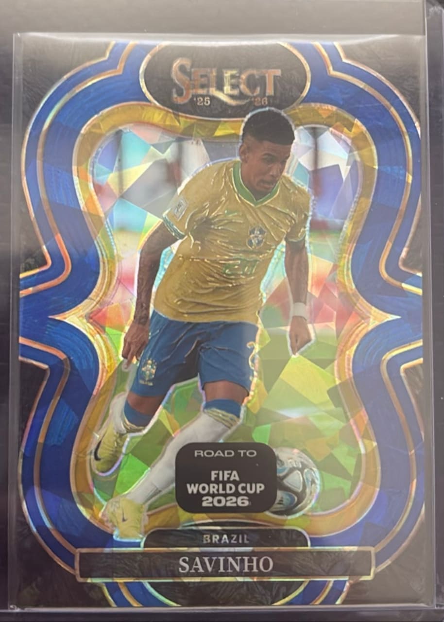 2025-26 Panini Select Road to FIFA World Cup 2026 Soccer Savinho numerada 080/124