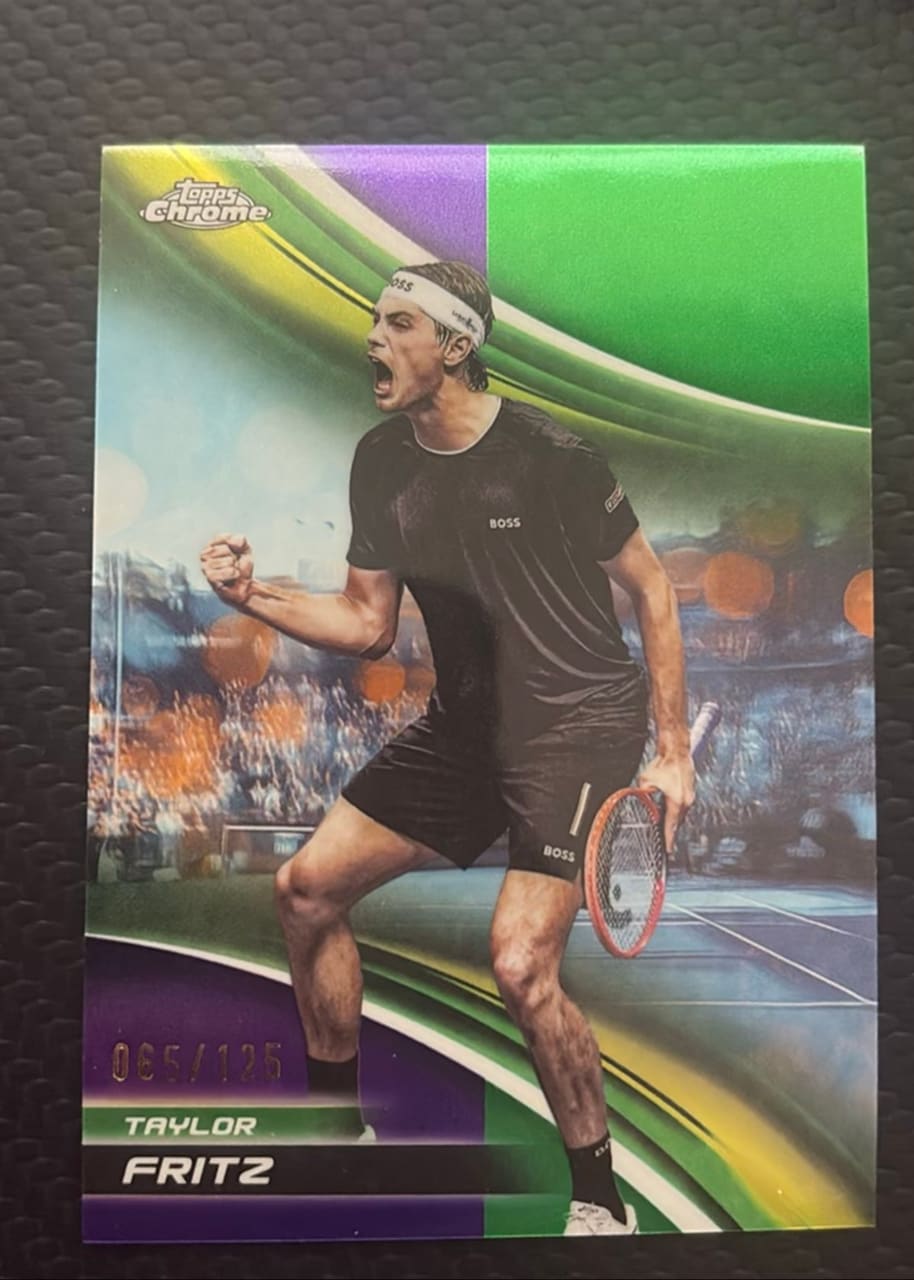 2025 Topps Chrome Taylor Fritz · Numerada 085/125
