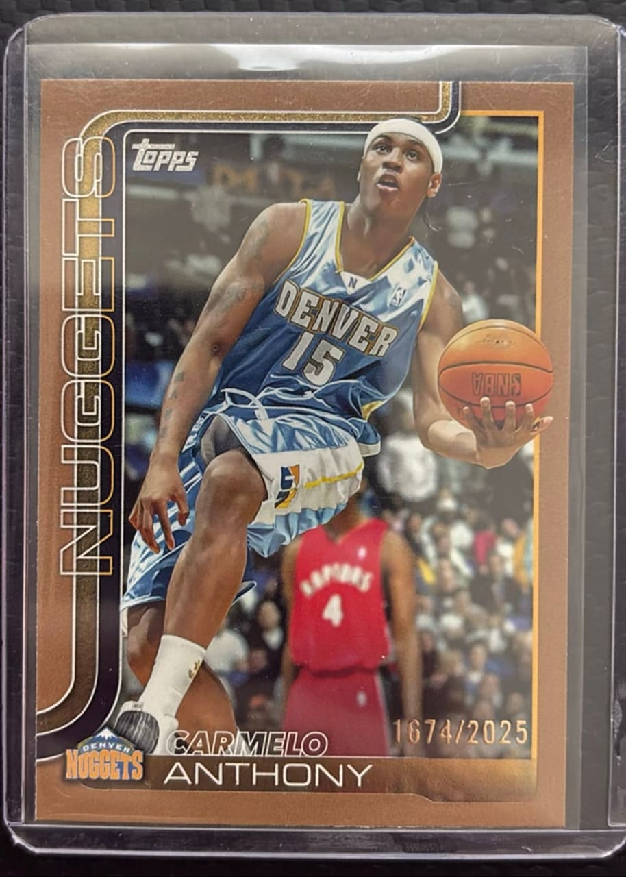 2025 Topps Flagship Carmelo Anthony · Numerada 1674/2025