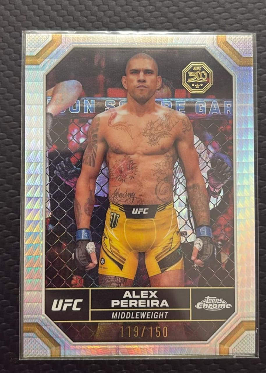 2024 Topps Chrome UFC Alex Pereira · Numerada 119/150