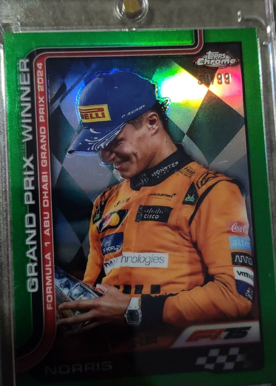 2024 Topps Chrome Formula 1 Grand Prix Winner Lando Norris