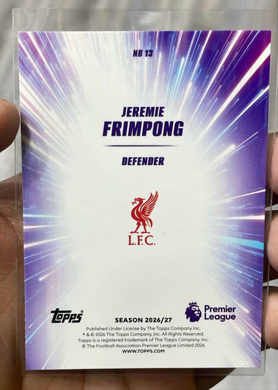 2026-27 Topps Premier League NTR 3090 Jeremie Frimpong, foto 2