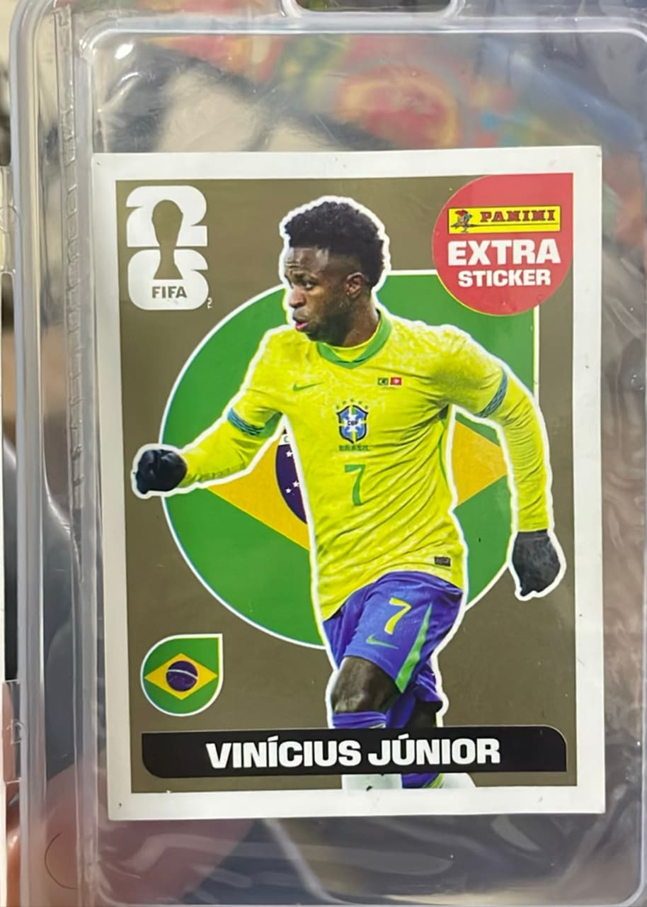 2026 Panini FIFA World Cup 2026 Extra Sticker Oro de Vinícius Júnior
