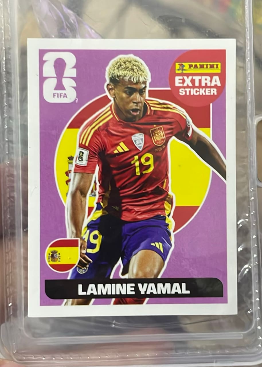 2026 Panini FIFA World Cup 2026 Extra Sticker Base de Lamine Yamal
