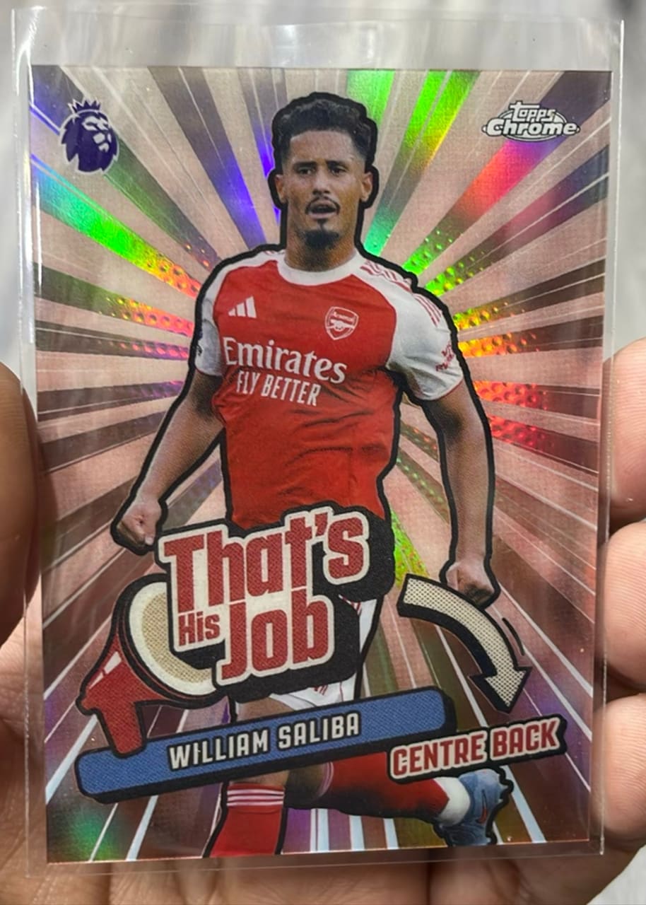 2026 Topps Chrome Premier League William Saliba