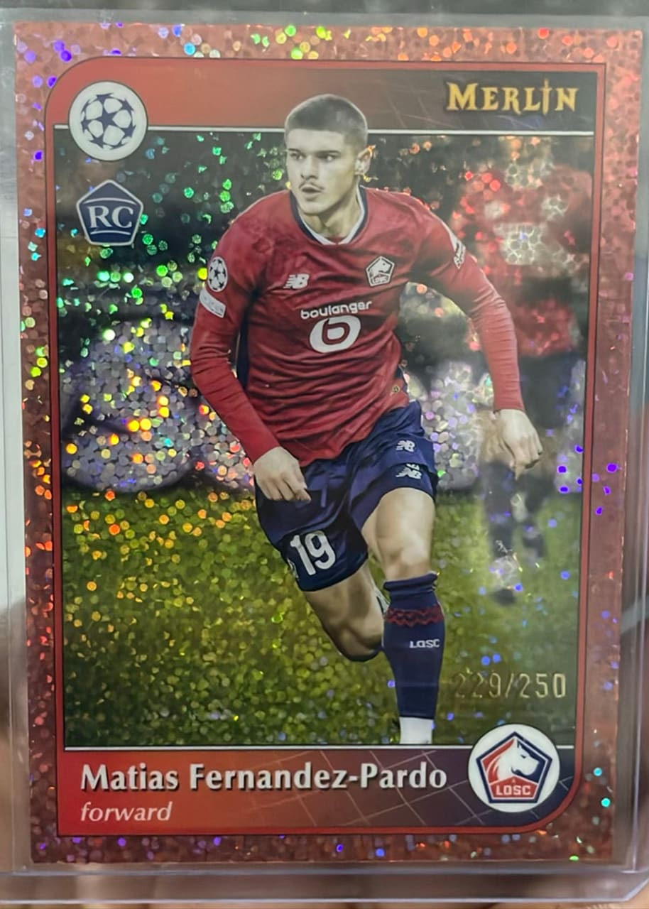 2024-25 Topps Merlin Collections Matias Fernandez-Pardo · Numerada 229/250
