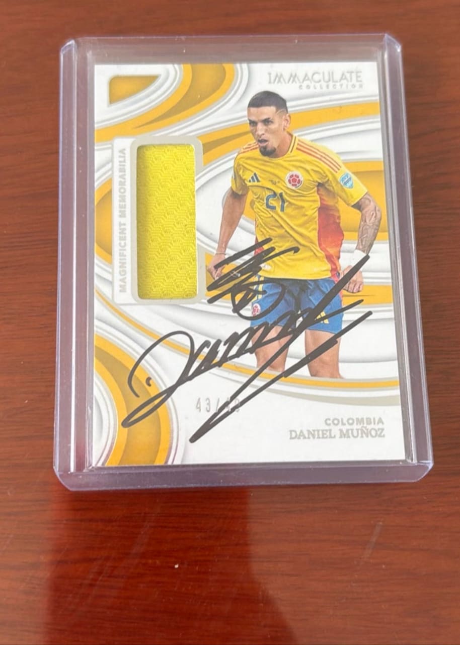 2024-25 Panini Immaculate Collection Soccer Daniel Muñoz