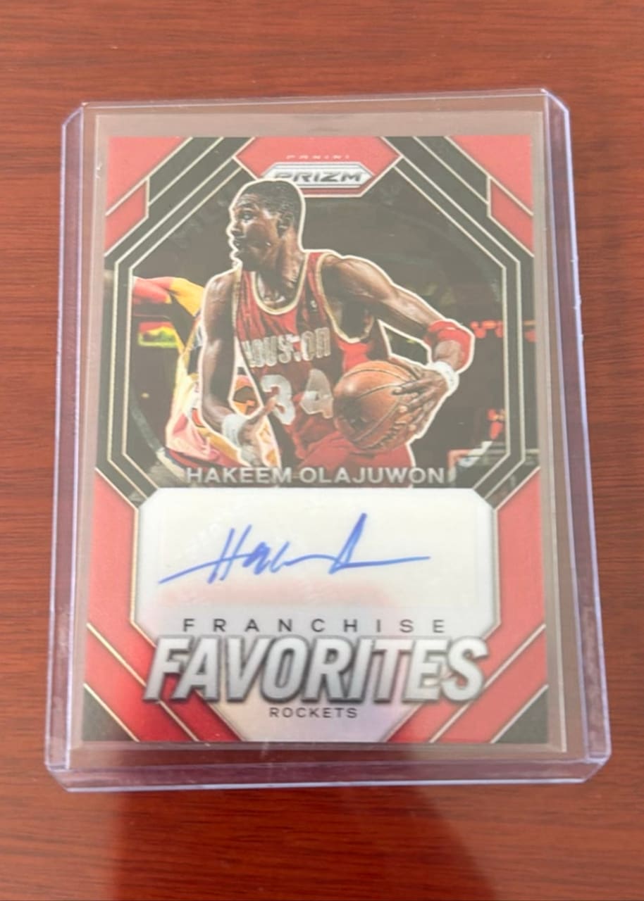 2023-24 Panini Prizm Basketball Franchise Favorites Hakeem Olajuwon · Numerada 84/99