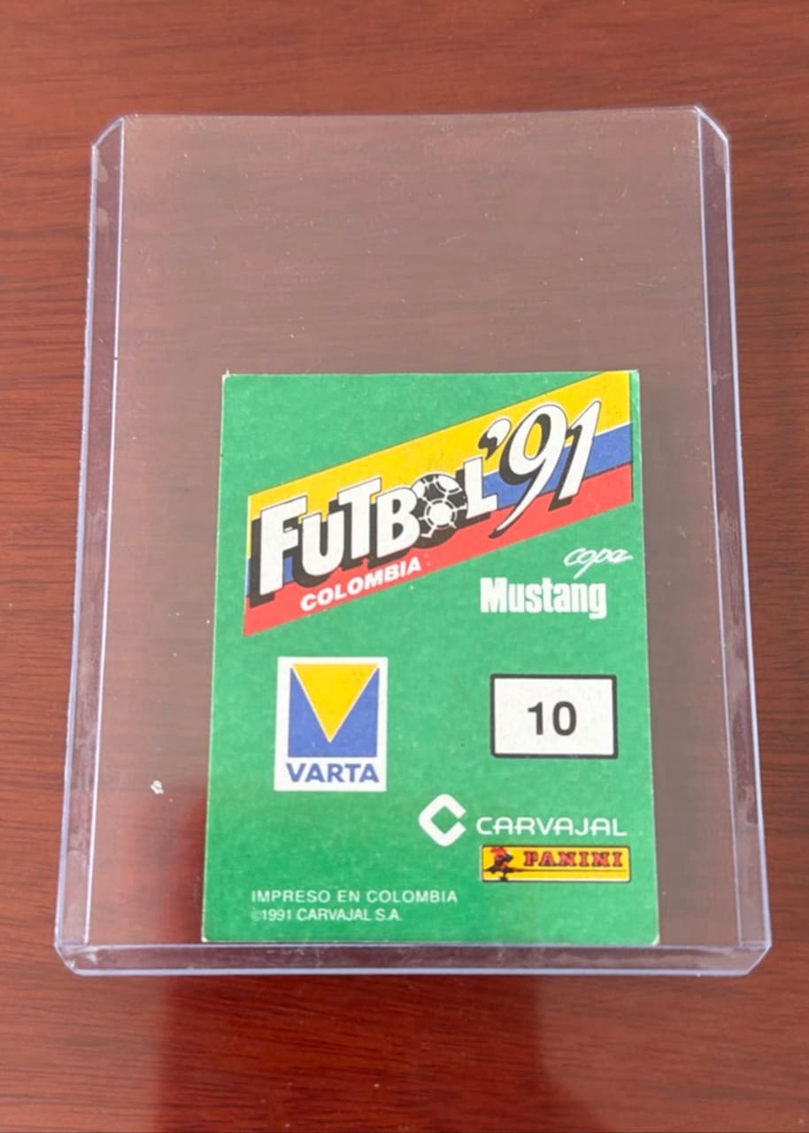 1991 Panini Futbol Colombia Eduardo Niño / Jose Rene Higuita, foto 2